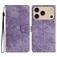 Mobigear Butterfly iPhone 17 Pro Max Funda tipo libro Cartera - Morado