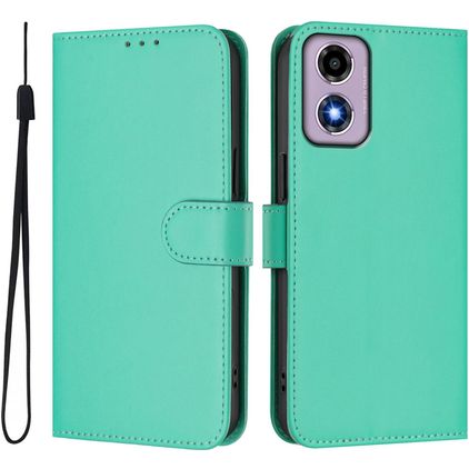 Mobigear Urban Wallet Motorola Moto E14 Pungetui med Seddelrum - Grøn