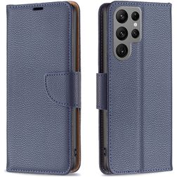 Mobigear Excellent Samsung Galaxy S23 Ultra Funda tipo libro Cartera - Azul