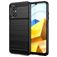 Mobigear Brushed Slim POCO M5 Joustava TPU Suojakuori - Musta