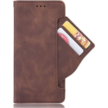 Mobigear Slide Wallet Samsung Galaxy S20 FE Cover a libro portafoglio - Marrone