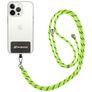 Mobigear Lanyard Universel justerbar mobilsnor - Sort / Grøn