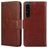 Mobigear Wallet Sony Xperia 1 IV Capa livro Carteira - Castanho