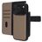 Mobiparts iPhone 17 Pro Funda Piel auténtica Funda tipo libro 2 en 1 con carcasa extraíble Cartera - Taupe