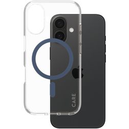 CARE by PanzerGlass Urban Combat iPhone 16 MagSafe Funda Plástico rígido Carcasa - Transparente / Azul
