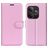 Mobigear Classic Realme GT 6 Plånboksfodral med sedelfack - Rosa