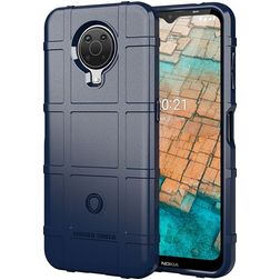 Mobigear Rugged Shield Nokia G20 Flexibel TPU Skal Stötsäkert - Blå