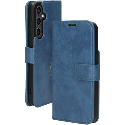 Mobiparts Classic Wallet Samsung Galaxy S23 FE Funda tipo libro Cartera - Steel Blue