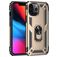 Mobigear Armor Ring iPhone 13 Pro Hårdt Bagsidecover Stødsikkert med ringholder - Guld
