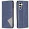 Mobigear Rhombus Slim Samsung Galaxy S23 FE Cover a libro - Blu
