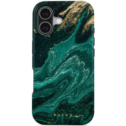 Burga Tough iPhone 17 MagSafe Plástico rígido Capa traseira Antichoque - Emerald Pool