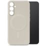 My Style Protective Flex Samsung Galaxy S25 MagSafe Fleksibel TPU Bagsidecover - Antique White