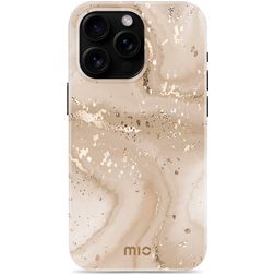 MIO iPhone 16 Pro Max MagSafe Kova Suojakuori - Gold Marble