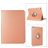 Mobigear DuoStand iPad 11 (2025) Rotating Wallet case - Rose Gold