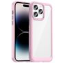 Mobigear Crystal iPhone 14 Pro Max Hard Case Back cover - Clear / Pink
