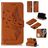 Mobigear Feather iPhone 11 Wallet case - Brown
