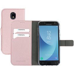 Mobiparts Saffiano Wallet Samsung Galaxy J5 (2017) Plånboksfodral med sedelfack - Rosa