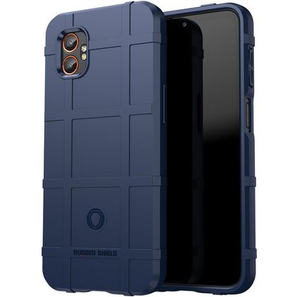 Mobigear Rugged Shield Samsung Galaxy Xcover 7 Pro Joustava TPU Suojakuori Iskunkestävä - Sininen