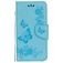 Mobigear Butterfly iPhone XS Cover a libro portafoglio - Blu