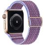 Mobigear W Texture Nylon Apple Watch Urrem Elastisk rem - 42/41/40/38 mm - Lilla