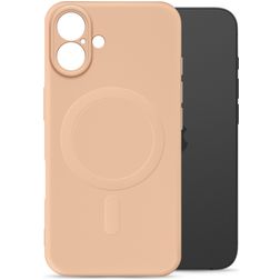 My Style Protective Flex iPhone 16 Plus MagSafe Joustava TPU Suojakuori - Soft Pink