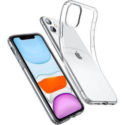 Mobigear Ultra Thin Clear iPhone 11 Flexible TPU Back cover - Clear
