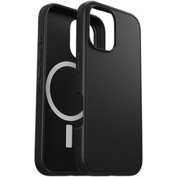 OtterBox Symmetry Plus iPhone 16 MagSafe Fodral Hårdplast Skal Stötsäkert - Svart