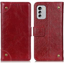 Mobigear Ranch Nokia G60 5G Wallet case - Burgundy