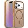 Mobigear Shockproof iPhone 17 Pro MagSafe Hårdt Bagsidecover - Desert Gold