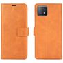 Mobigear Wallet OPPO A73 5G Cover a libro portafoglio - Cognac