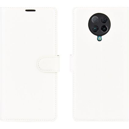 Mobigear Classic POCO F2 Pro Lompakkokotelo + Setelitasku - Valkoinen