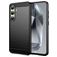 Mobigear Brushed Slim Samsung Galaxy S24 FE Fleksibel TPU Bagsidecover - Sort