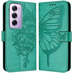 Mobigear Butterfly OPPO Reno 12 Pro Wallet case - Green