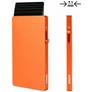 Valenta Cardprotector Aluminium Korthållare - 5 kort - MagSafe-kompatibel - Orange