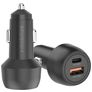 Mobilize Dual USB / USB-C Autonabíječka Power Delivery 48W - Černá