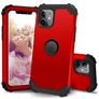 Mobigear Ultra Tough iPhone 11 Kova Suojakuori Iskunkestävä - Punainen