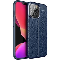Mobigear Luxury iPhone 14 Pro Max Fleksibel TPU Bagsidecover - Blå