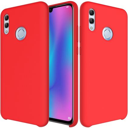 Mobigear Rubber Touch HONOR 10 Lite Silicone Capa traseira - Vermelho