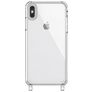 Mobigear Mix & Match Clear iPhone XS Max Flexible TPU Case with lanyard - Clear