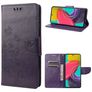 Mobigear Flowers Samsung Galaxy M53 Etui z klapką typu portfel - Fioletowy