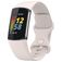 Mobigear Sport Dual Correa Silicona Cierre de pinza para Fitbit Charge 5 - Blanco estrella