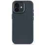 Decoded iPhone 17 Vera pelle Back cover Antiurto - Navy Shadow