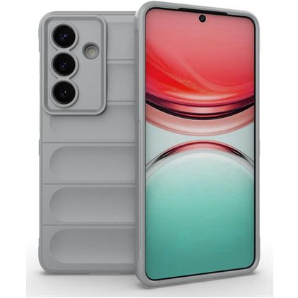Mobigear Bumpy Samsung Galaxy S26 TPU flexível Capa traseira - Cinzento