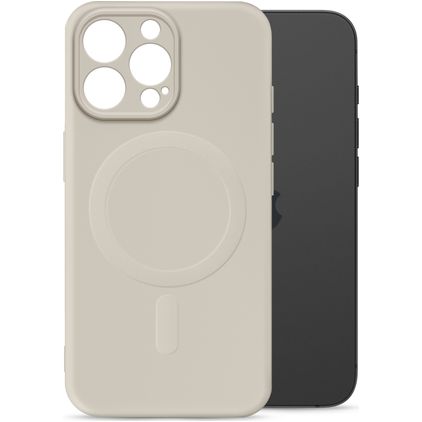 My Style Protective Flex iPhone 16 Pro MagSafe Elastyczne TPU Etui plecki - Antique White