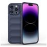 Mobigear Bumpy iPhone 15 Pro Max Fleksibel TPU Bagsidecover - Mørkeblå