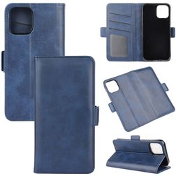 Mobigear Slim Magnet iPhone 12 Pro Max Wallet case - Dark Blue