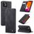 CaseMe 013 iPhone 12 Pro Funda tipo libro Cartera - Negro