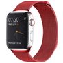 Mobigear Loop Milanorem Apple Watch Urrem Magnetlås - 49/46/45/44 mm - Rød