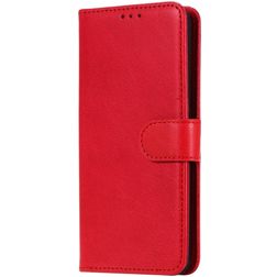 Mobigear Premium Samsung Galaxy S20 Plånboksfodral med sedelfack - Röd