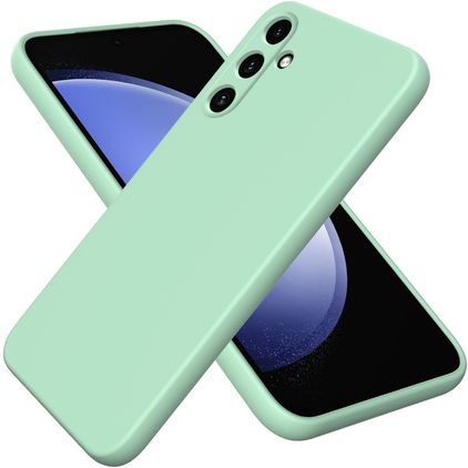 Mobigear Colors Samsung Galaxy M55 Silicona Carcasa - Verde